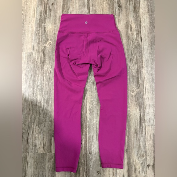 Lululemon Wunder Train High-Rise Tight 25" size 6 in ripened raspberry - Picture 4 of 6